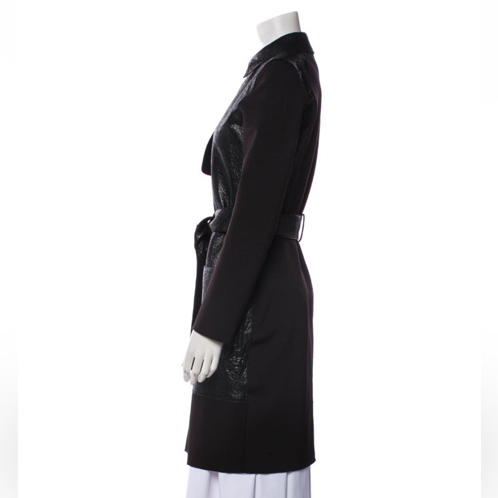 Gorgeous and trendy Zac Posen lamb leather coat XS NWOT - Picture 2 of 4